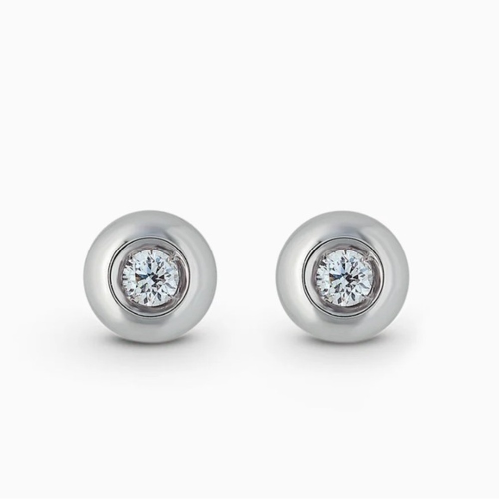 .20 cts Lab Diamond Sterling Silver Stud Earrings